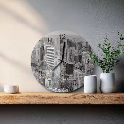 Wanduhr rund Horizont