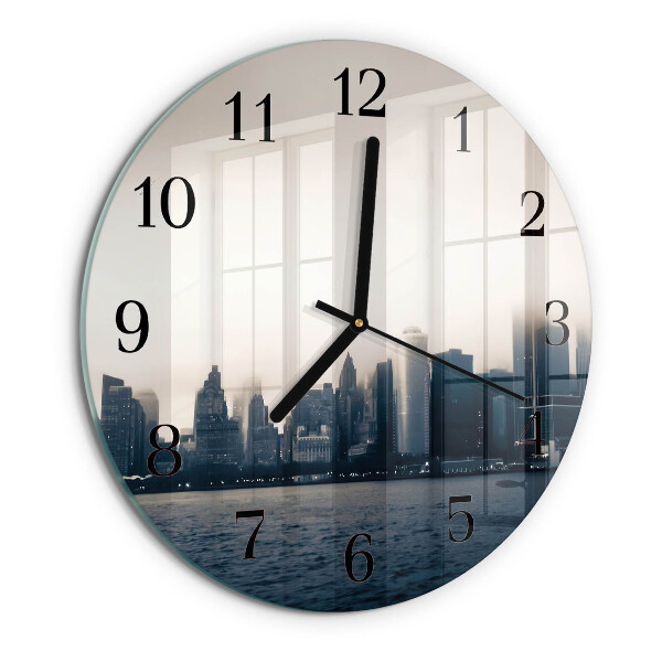 Wanduhr rund Horizont