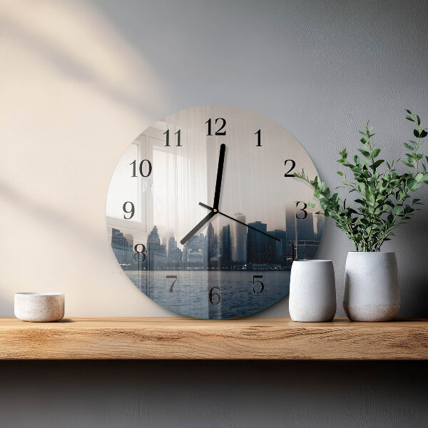 Wanduhr rund Horizont