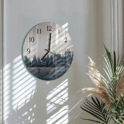 Wanduhr rund Horizont