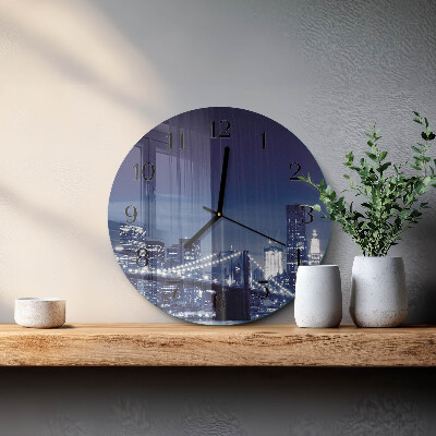 Wanduhr rund Horizont