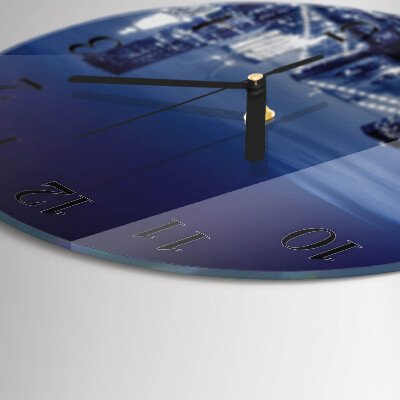 Wanduhr rund Horizont