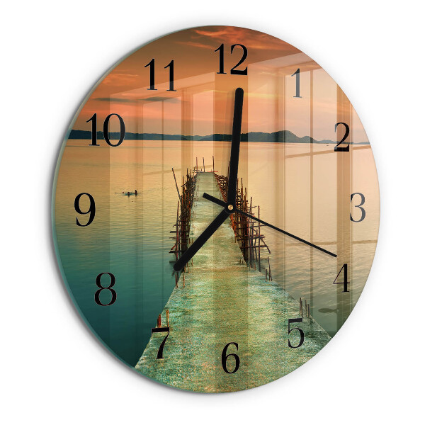 Wanduhr rund Netzwerk