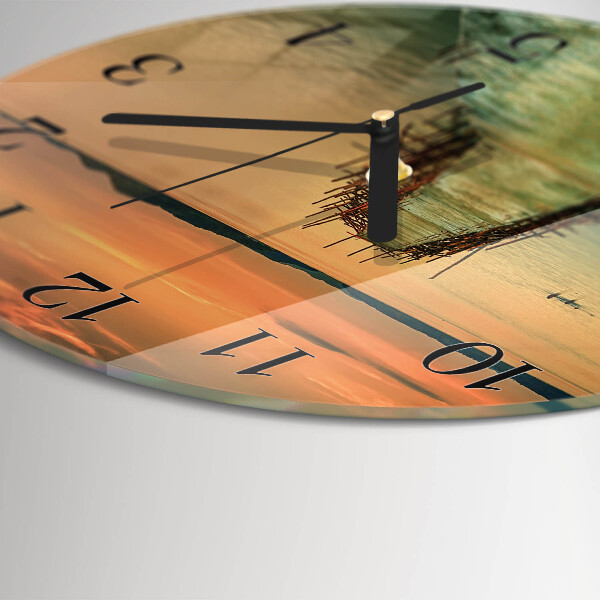 Wanduhr rund Netzwerk