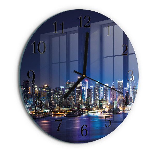 Wanduhr rund Horizont