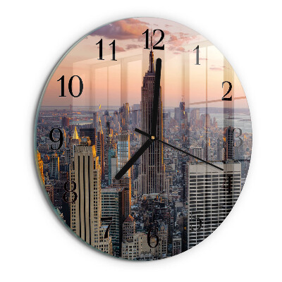Wanduhr rund Horizont