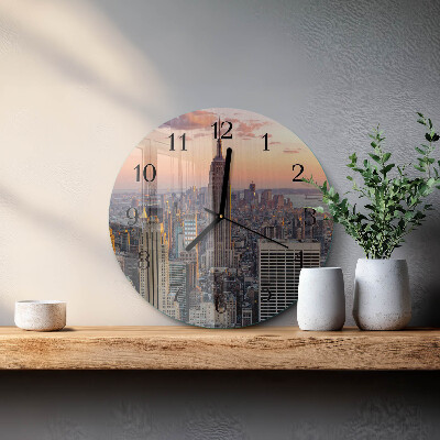 Wanduhr rund Horizont