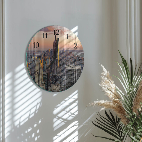 Wanduhr rund Horizont