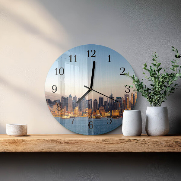 Wanduhr rund Horizont
