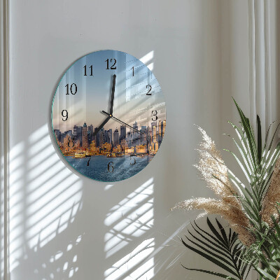 Wanduhr rund Horizont