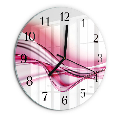 Wanduhr rund Abstrakte Kunst