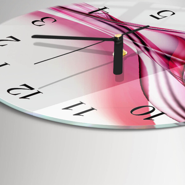 Wanduhr rund Abstrakte Kunst