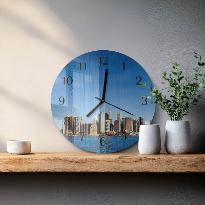Wanduhr rund Horizont