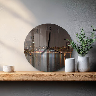 Wanduhr rund Horizont