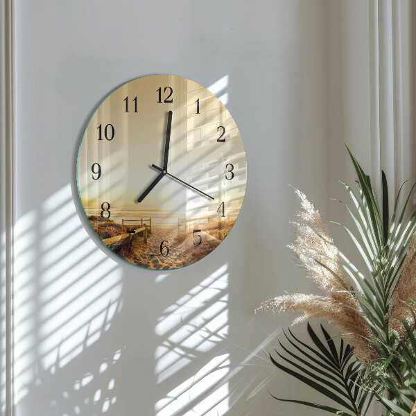 Wanduhr rund Strandweg