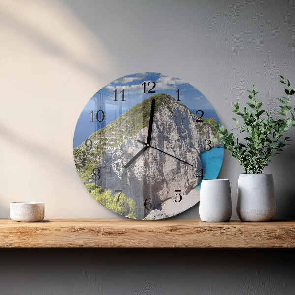 Wanduhr rund Cliff