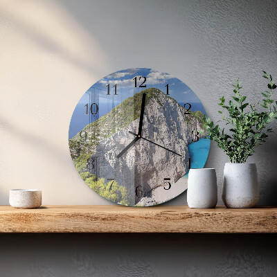 Wanduhr rund Cliff