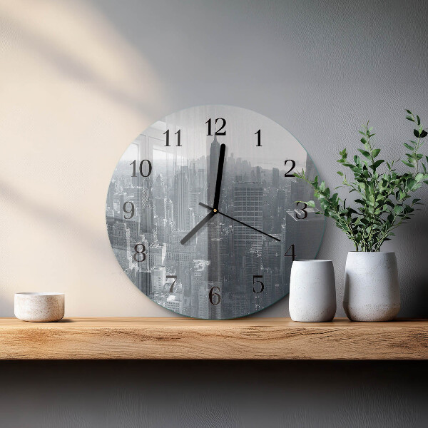 Wanduhr rund Horizont