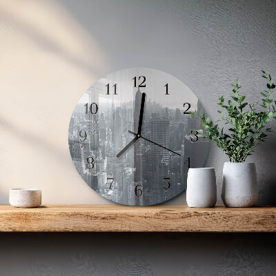 Wanduhr rund Horizont