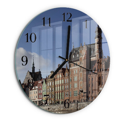 Wanduhr rund Danzig