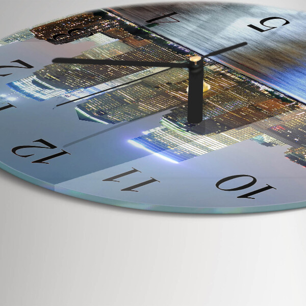 Wanduhr rund Horizont