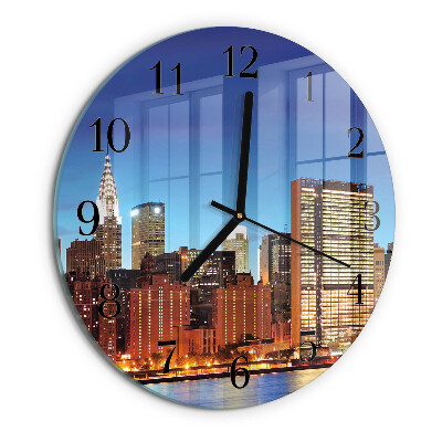 Wanduhr rund Horizont