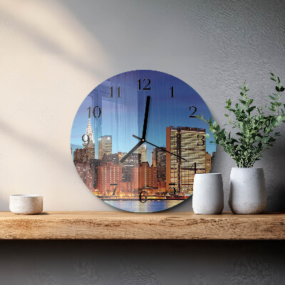 Wanduhr rund Horizont
