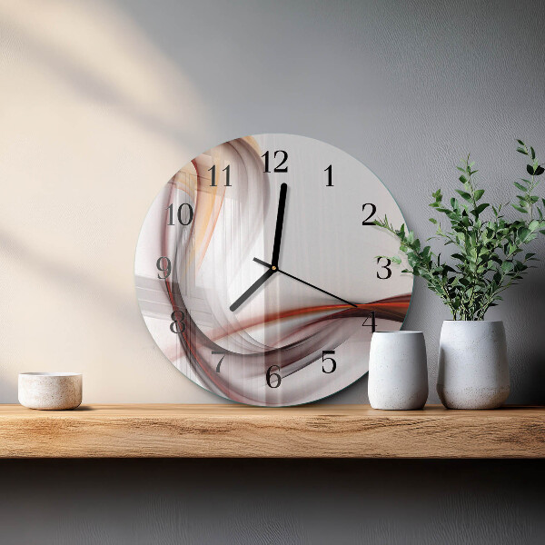 Wanduhr rund Abstraktion