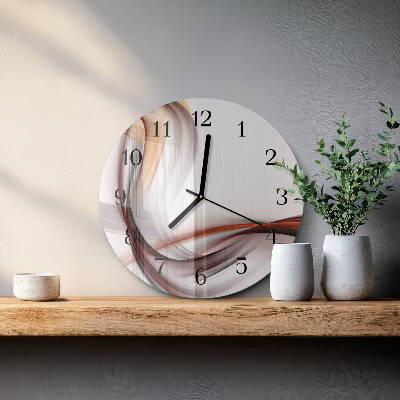 Wanduhr rund Abstraktion