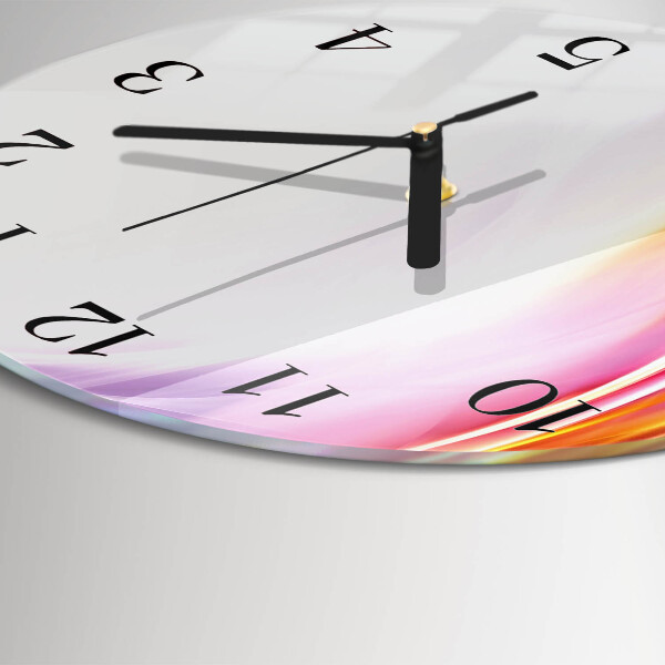 Wanduhr rund Abstraktion