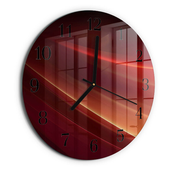 Wanduhr rund Abstraktion