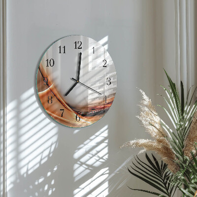 Wanduhr rund Abstraktion