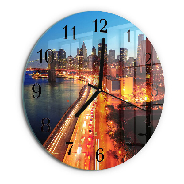 Wanduhr rund Horizont
