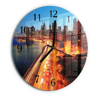 Wanduhr rund Horizont