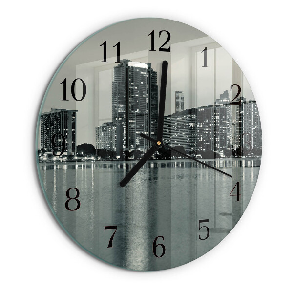 Wanduhr rund Horizont