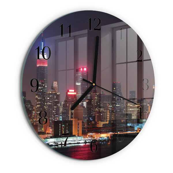 Wanduhr rund Horizont