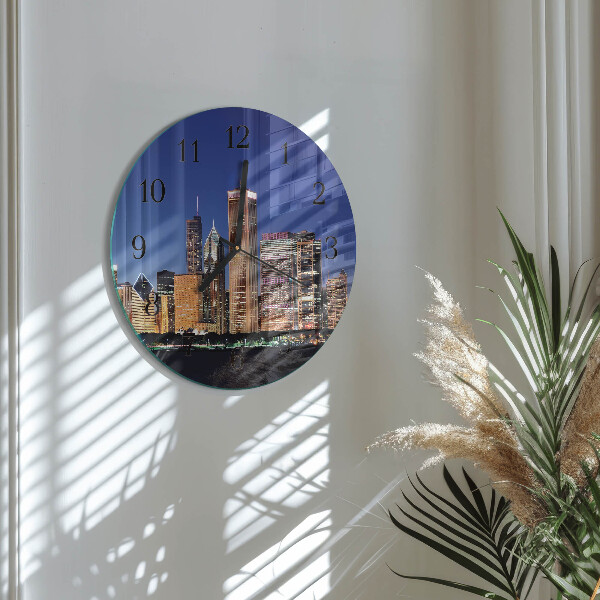 Wanduhr rund Horizont