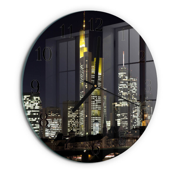 Wanduhr rund Horizont