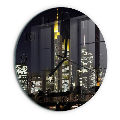 Wanduhr rund Horizont