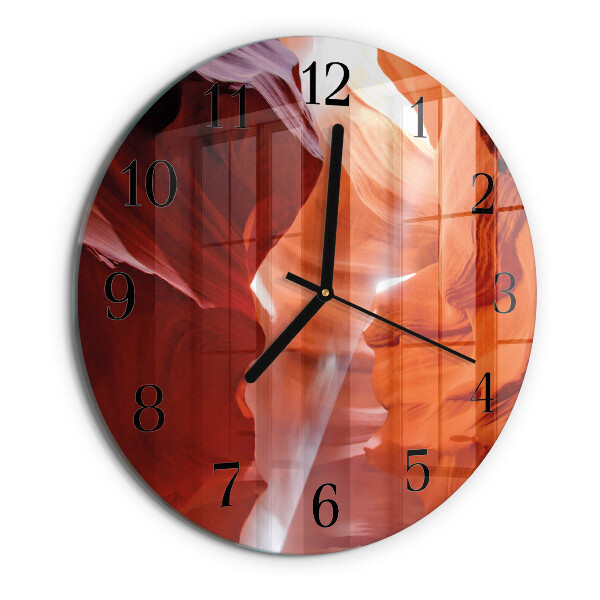 Wanduhr rund Höhle