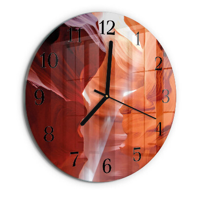 Wanduhr rund Höhle