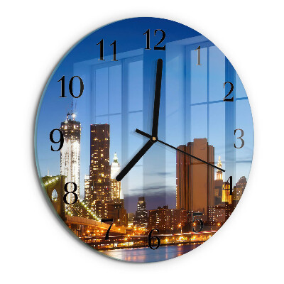 Wanduhr rund Horizont