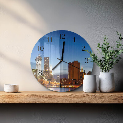 Wanduhr rund Horizont