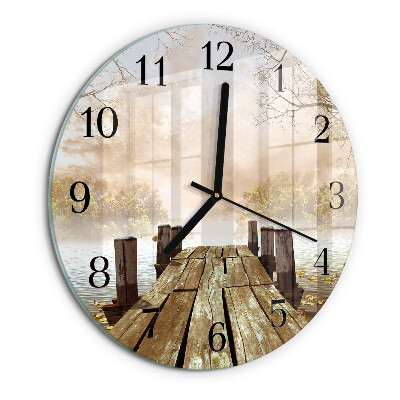 Wanduhr rund Netzwerk