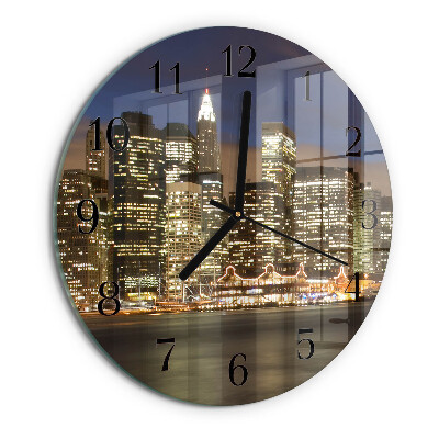 Wanduhr rund Horizont