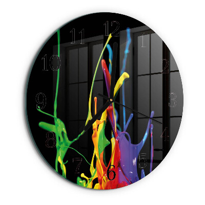 Wanduhr rund Farbe