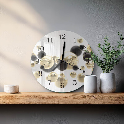 Wanduhr rund Abstraktion