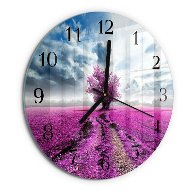 Wanduhr rund Feld