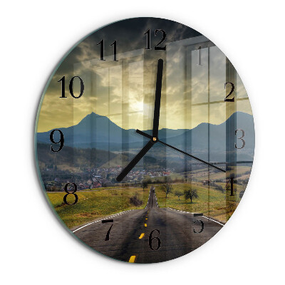 Wanduhr rund Pfadgebirge