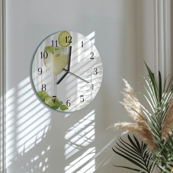 Wanduhr rund Kalziumkarbonat